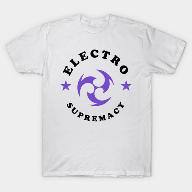 Electro supremacy - Genshin Impact T-Shirt by Oricca